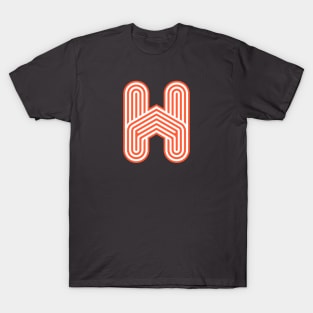 alphabet h T-Shirt